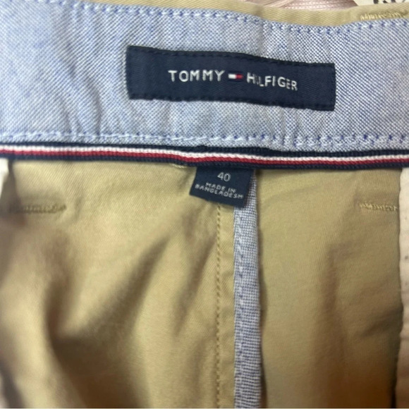 Tommy Hilfiger shorts flat front khaki shorts tan size 40 - Picture 4 of 9